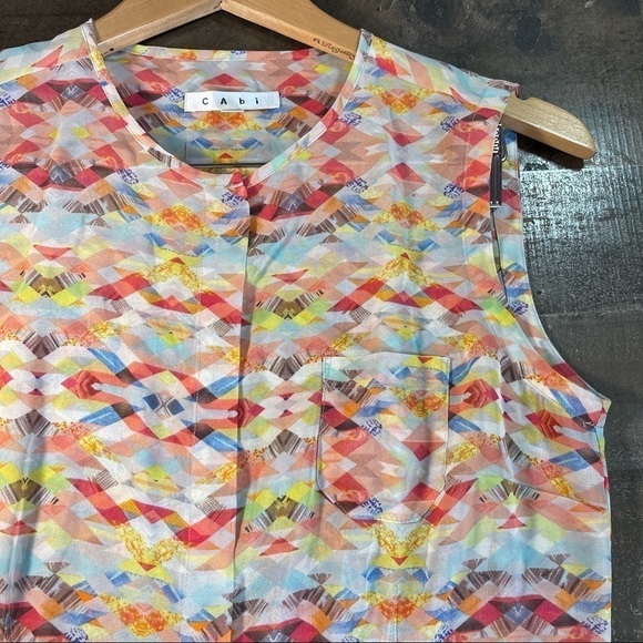 CAbi Avery Tunic Sleeveless Button Front size Small - Picture 13 of 15